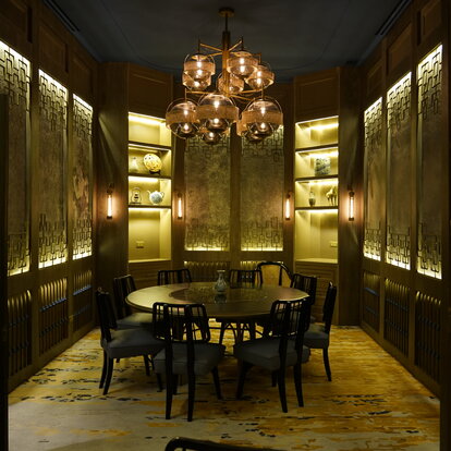 Private dining room at Mott 32 Cebu